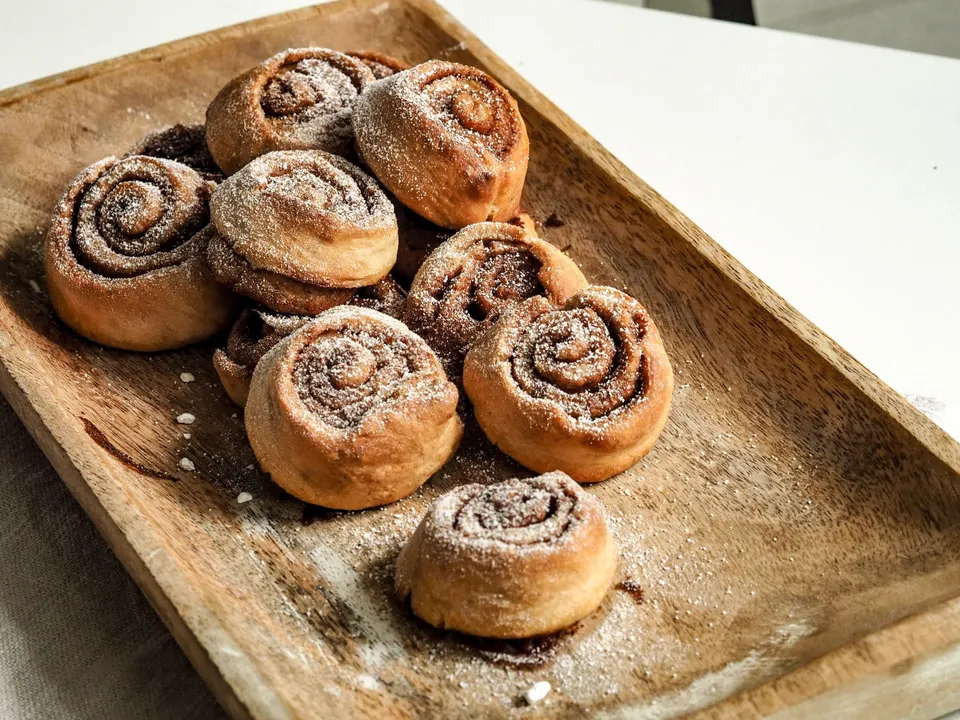 Nybakade kanelbullar